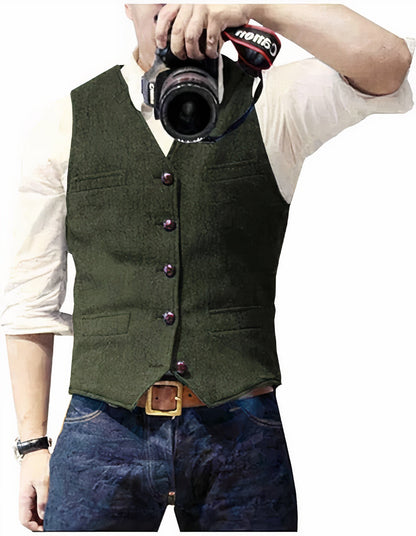 Daan | Stylish Men's Waistcoat with Buttons