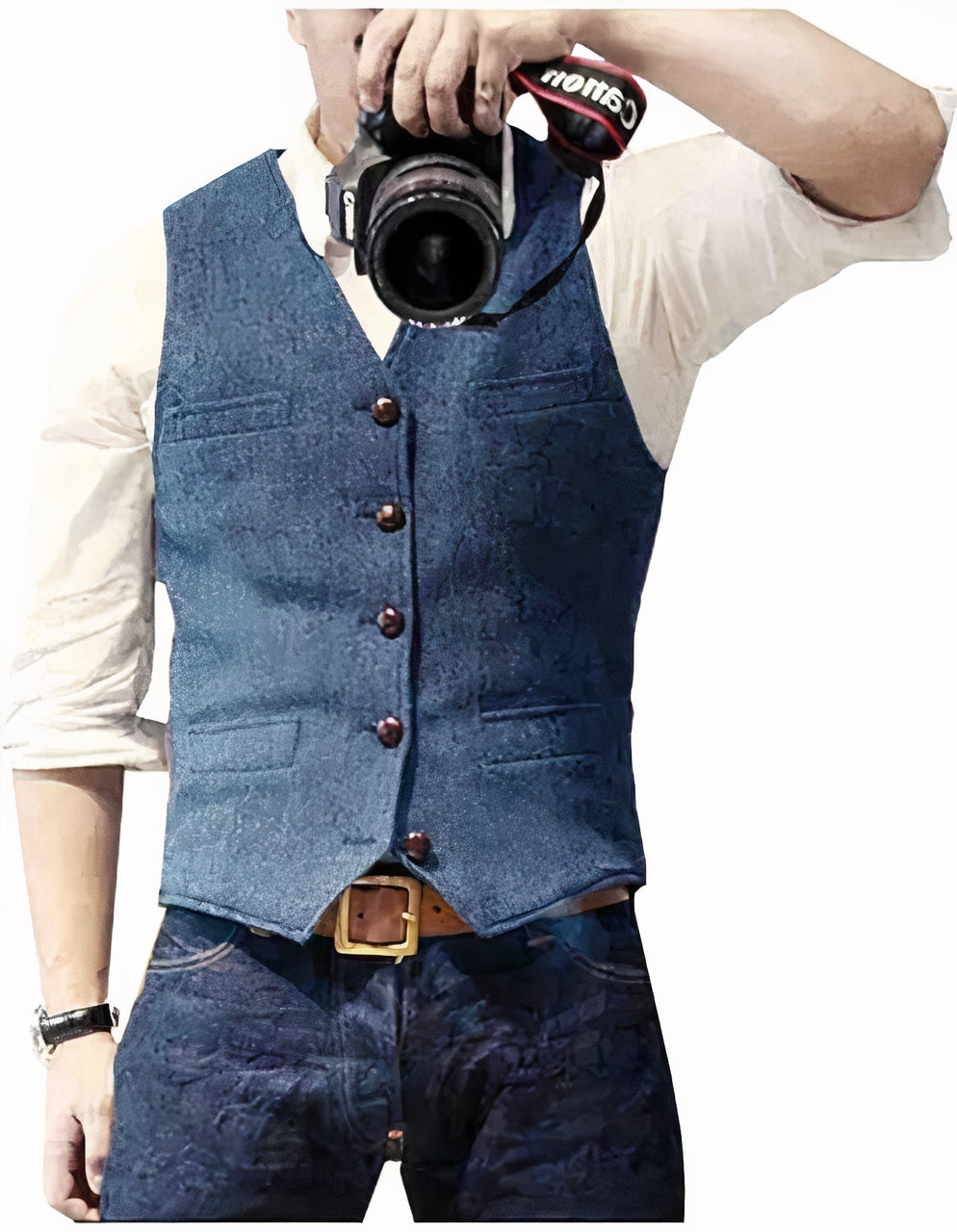 Daan | Stylish Men's Waistcoat with Buttons