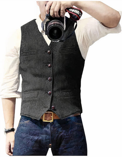Daan | Stylish Men's Waistcoat with Buttons