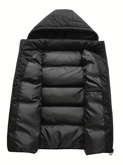Daan | Warm padded men's gilet with a high collar and hood