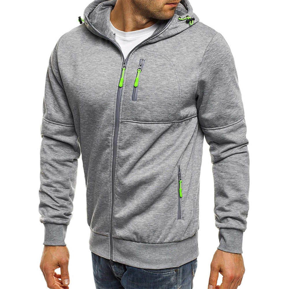 Daan | Woollen Men's Hoodie with Hood and Zip