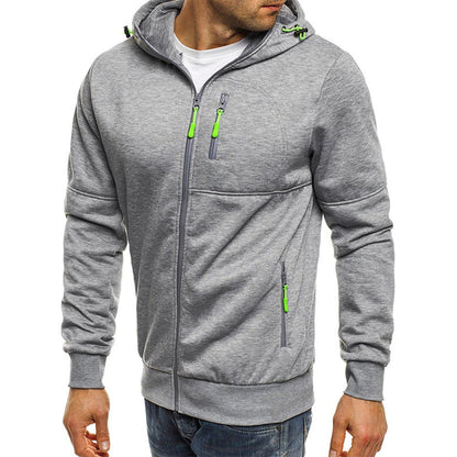 Daan | Woollen Men's Hoodie with Hood and Zip