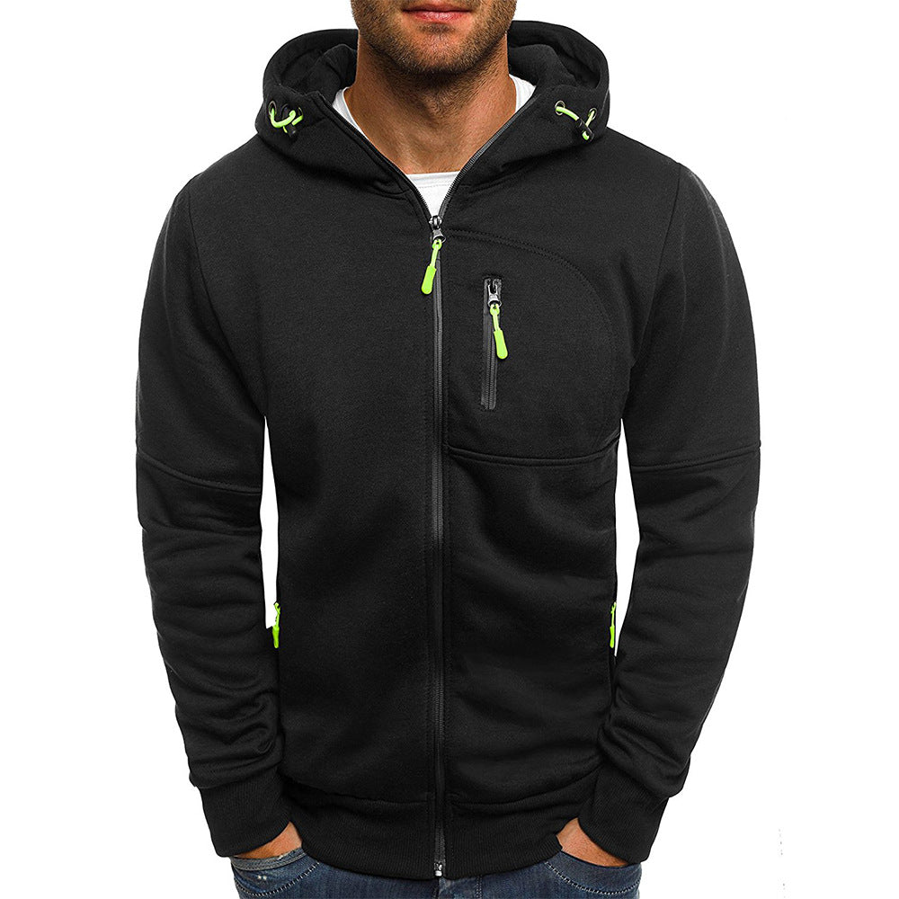 Daan | Woollen Men's Hoodie with Hood and Zip