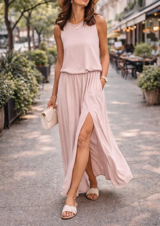 Maxi Dress with Side Split