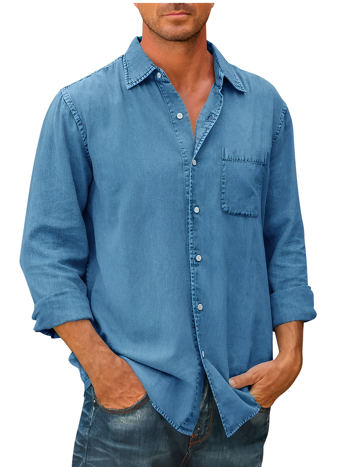 David | Men's Denim Shirt