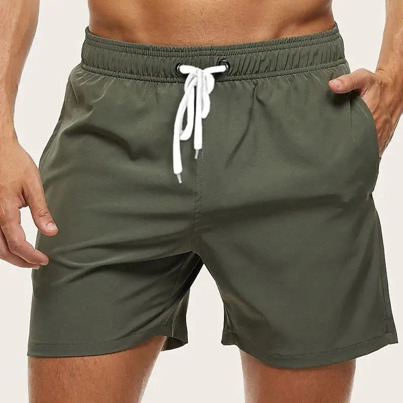 David | Quick-drying men's swim shorts with elastic waistband