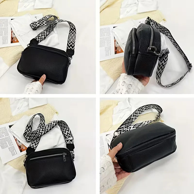 Small Shoulder Bag with Zip