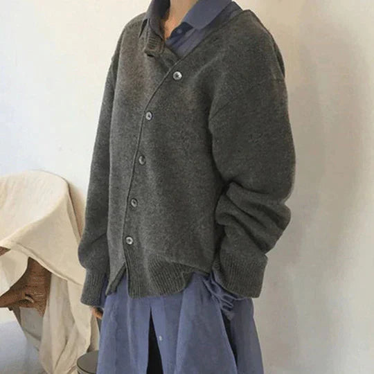 Luxury Button-Down Jumper