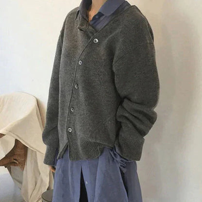 Luxury Button-Down Jumper