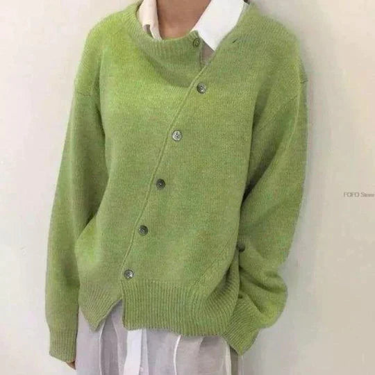 Luxury Button-Down Jumper