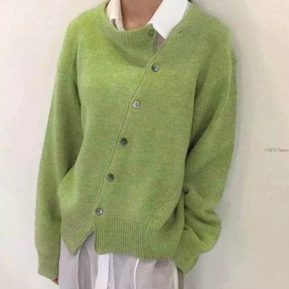 Luxury Button-Down Jumper