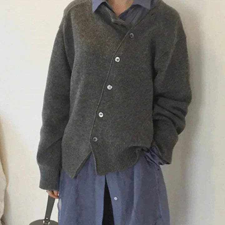 Luxury Button-Down Jumper