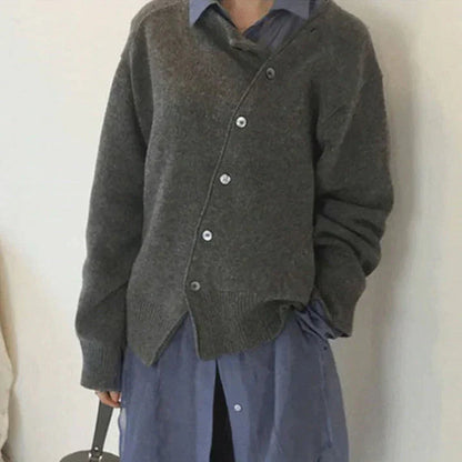Luxury Button-Down Jumper