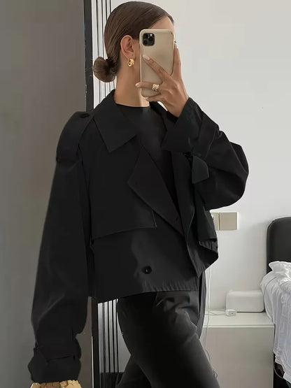 Oversized Fit Trench Coat