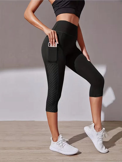 High-Waisted Capri Leggings