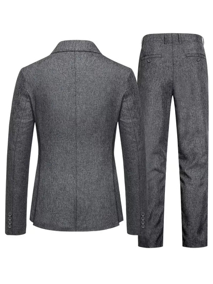 Suit with Slim Fit and Long Sleeves