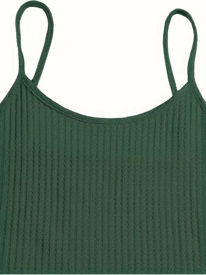 Three-piece set with waffle texture