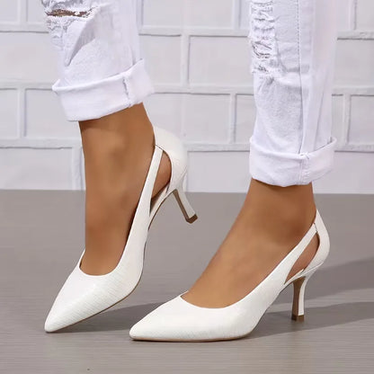Stiletto with cut-out design