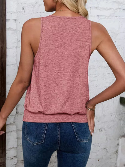 V-neck tank top