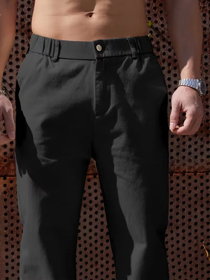 Trousers with Elastic Waistband