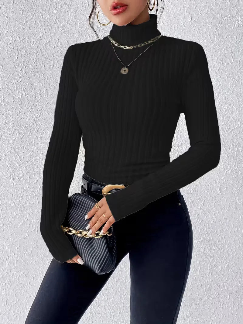Turtle Neck Jumper with Long Sleeves
