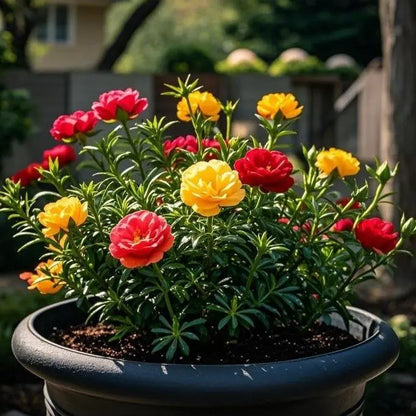 BloomBurst – Mélange de graines pour portulak d'été coloré et fleurs vivaces