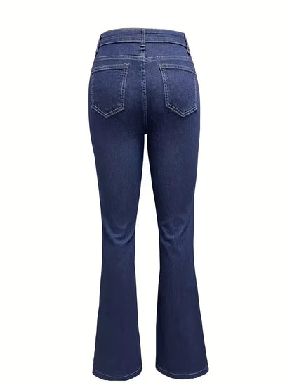 Flared jeans with high waist