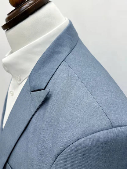 Three-piece slim fit suit