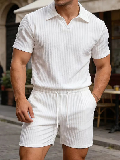 Summer Clothing Set with Polo