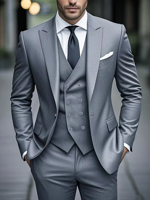 Three-Piece Slim Fit Suit