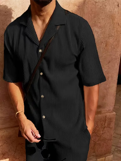 Summer Clothing Set with V-Neck