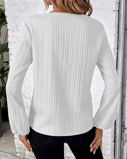 Elegant long-sleeved top