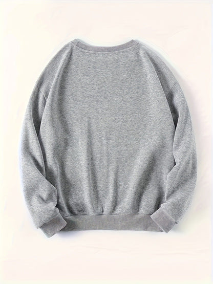 Elin | Cosy Christmas Jumper with Christmas Tree Pattern and "Merry Christmas" Print