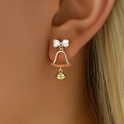 Elin | Cute Christmas Bell Earrings