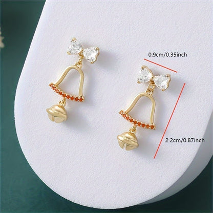 Elin | Cute Christmas Bell Earrings