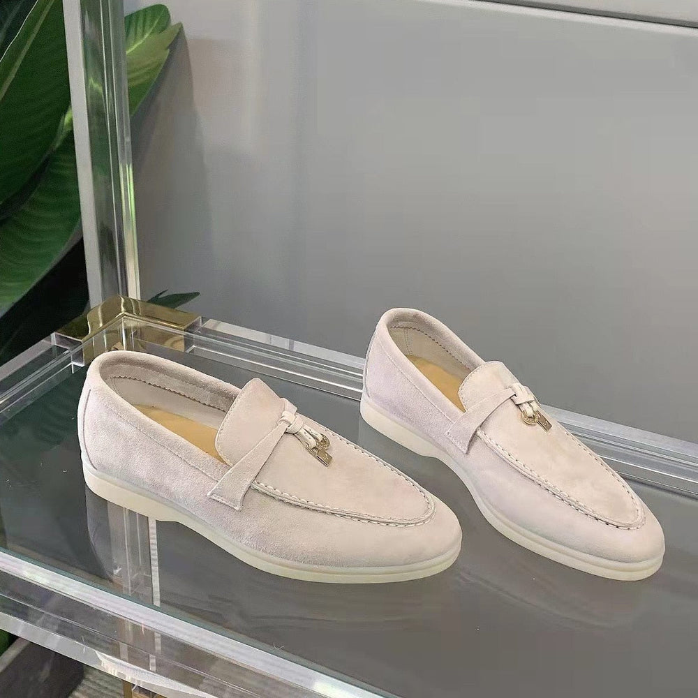 Elin | Suede ladies loafers