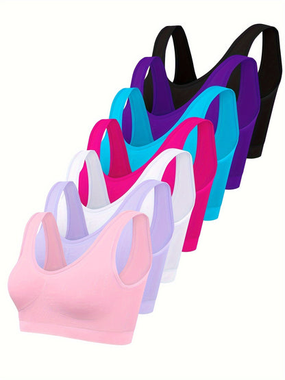 Eline | 7-piece set of seamless sports bras