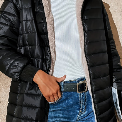 Eline | Fleece-lined jacket with zip fastening