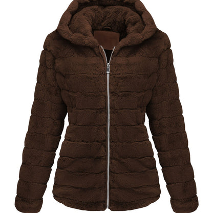 Elise | Stylish Solid Colour Teddy Coat