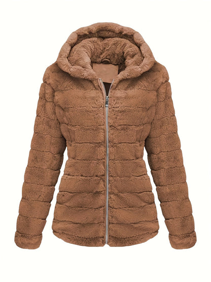 Elise | Stylish Solid Colour Teddy Coat