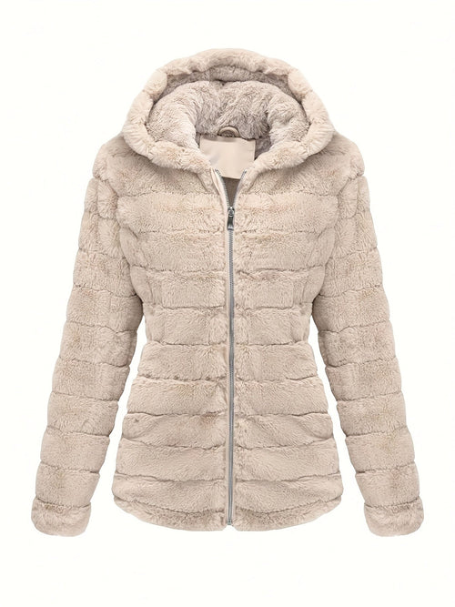 Elise | Stylish Solid Colour Teddy Coat