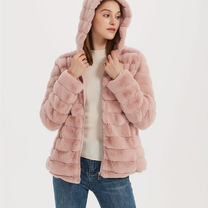 Elise | Stylish Solid Colour Teddy Coat