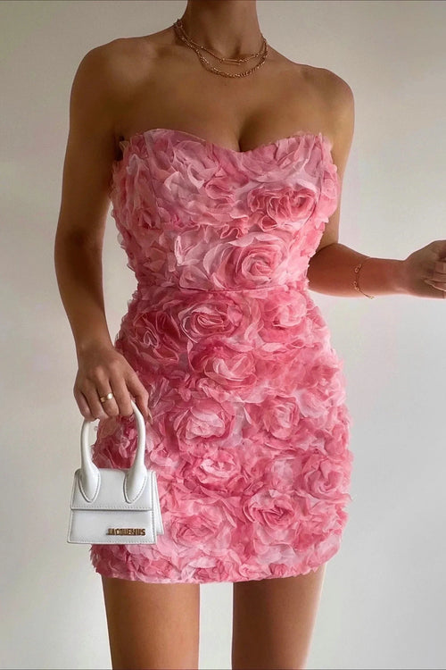 Elizabeth | Elegant Strapless Dress