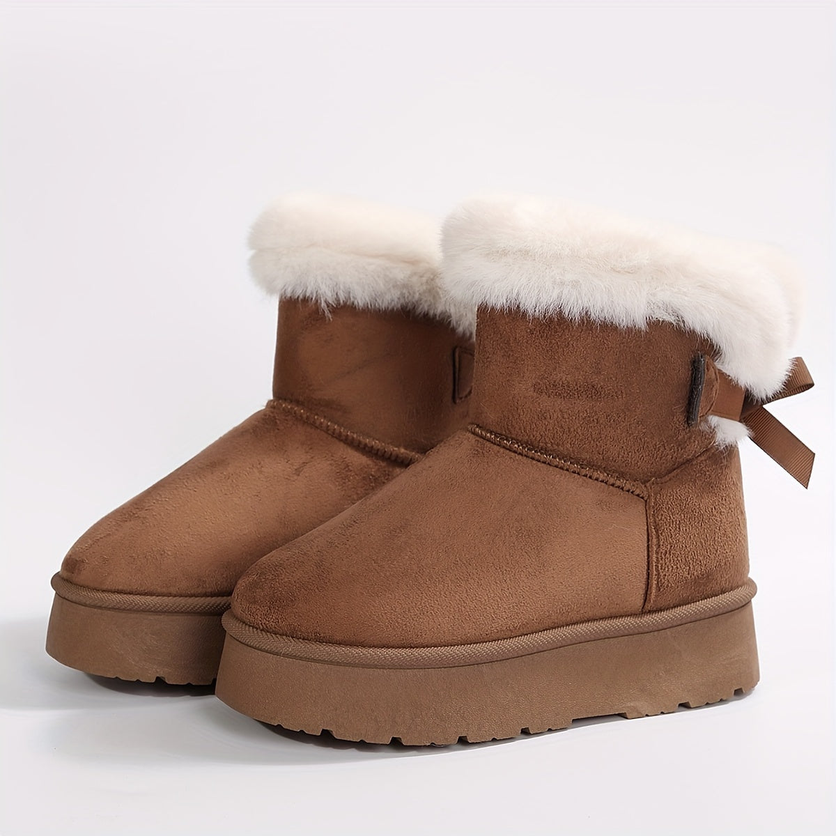 Ella | Plush-lined winter boots in solid colour