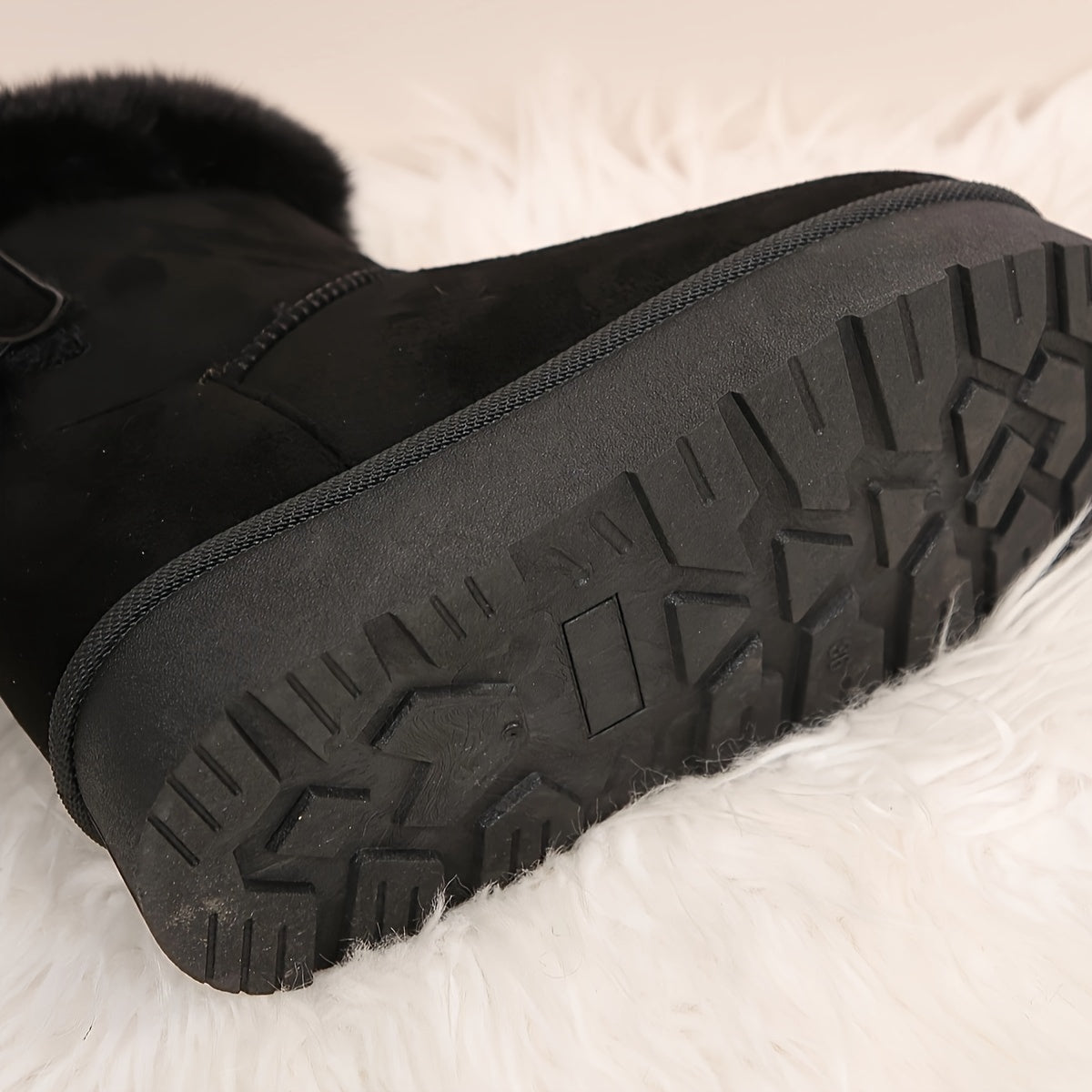 Ella | Plush-lined winter boots in solid colour