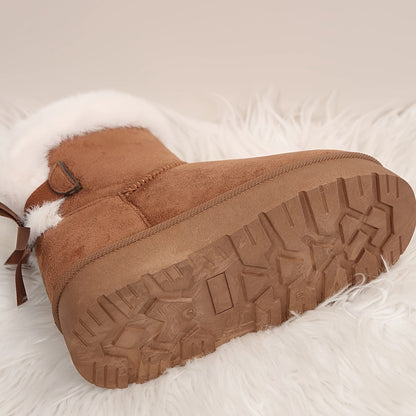 Ella | Plush-lined winter boots in solid colour