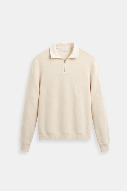 Emiel | Classic Knitted Wool Zip Jumper