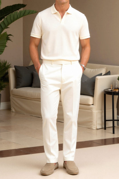 Emil | Polo T-shirt with Texture