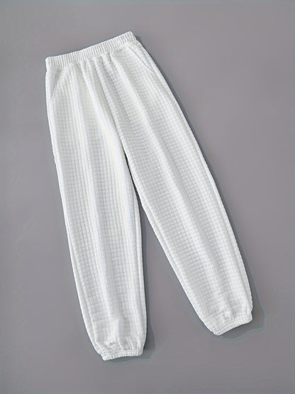 Emma | Casual waffle-knit women's training trousers