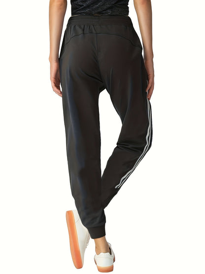 Emma | Women's Polyester Jogging Trousers with Drawstring and Pockets